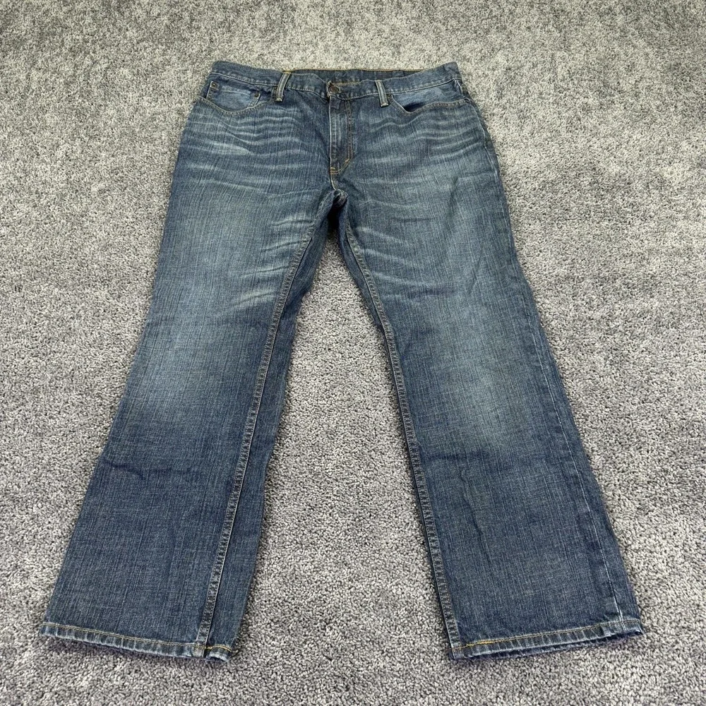 Levis 559 Jeans Mens 40x32 Blue Relaxed Straight Denim Medium Wash Casual